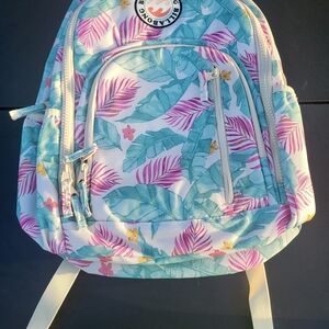 Billabong Hawaii Backpack Laptop Sleeve New with Tags Tropical Floral Print